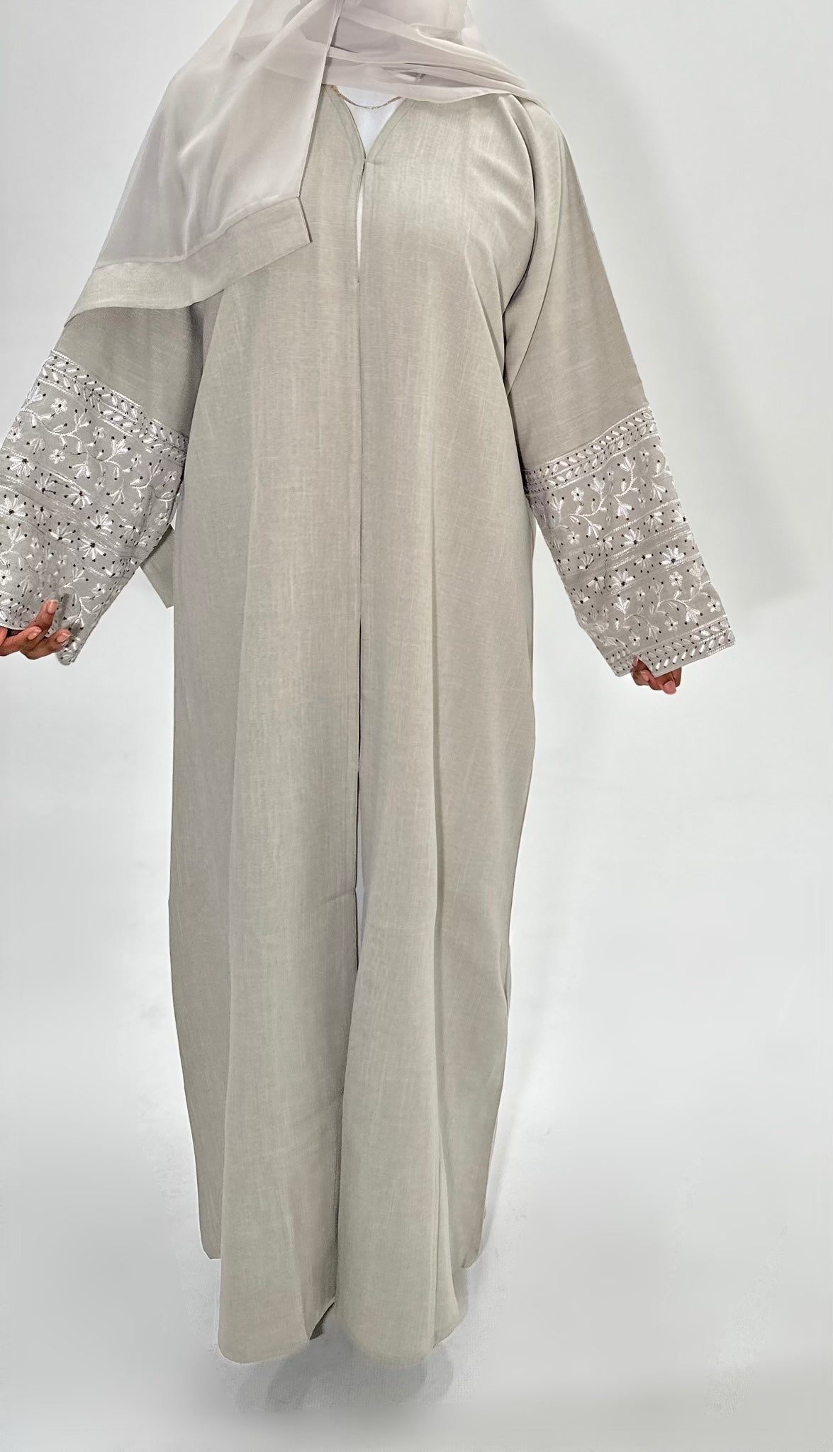 Hadīqah (حديقة) Abaya - STONE
