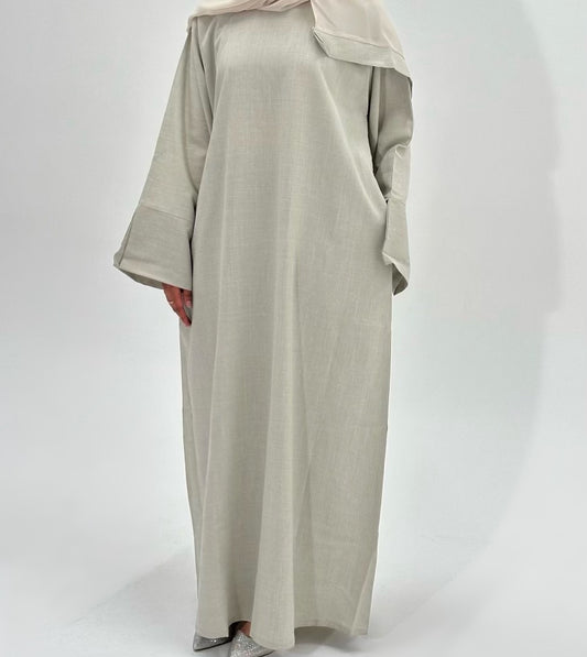 Bayān (بيان) Abaya - STONE