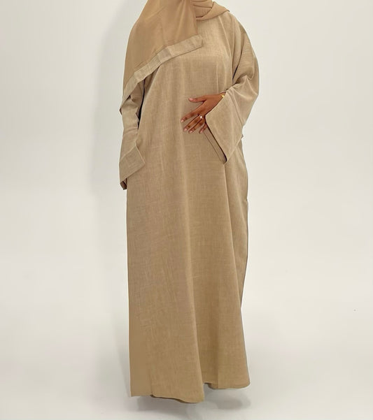 Bayān (بيان) Abaya - CARAMEL